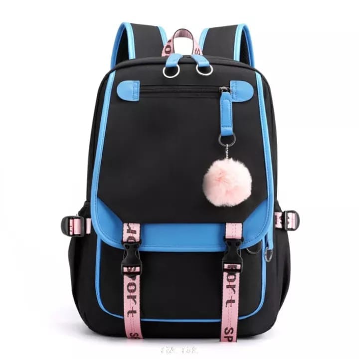Tas Anak Sekolah Laki laki Simple SD SMP SMA Ransel Backpack Cowok Cewek Garsel