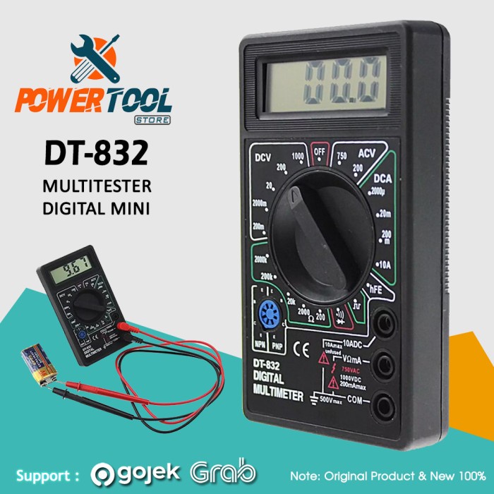MULTITESTER DIGITAL MINI DT-832 / DIGITAL MULTIMETER