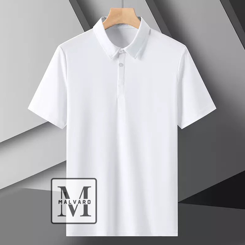 MALVARO Polo Shirt / Polo polos / Kaos Kerah Pria / Kaos Polo / Tshirt Pria / Baju Seragam