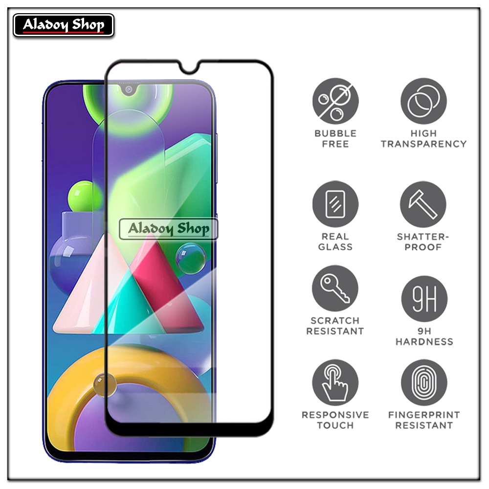 PAKET Tempered Glass Layar Samsung M21 Free Tempered Glass Camera