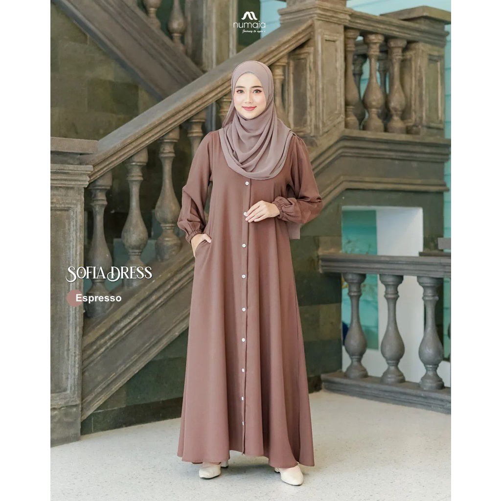 Grosir Midi Dress Tunik Termurah Sojin Midi Dress Jumbo LD 120 Cm // Rachel Midi Dress // Gamis