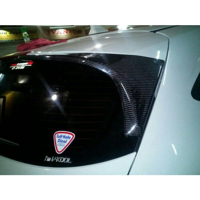 Cover Spoiler Belakang Hrv/Wing Hrv Carbon Kevlar Asli