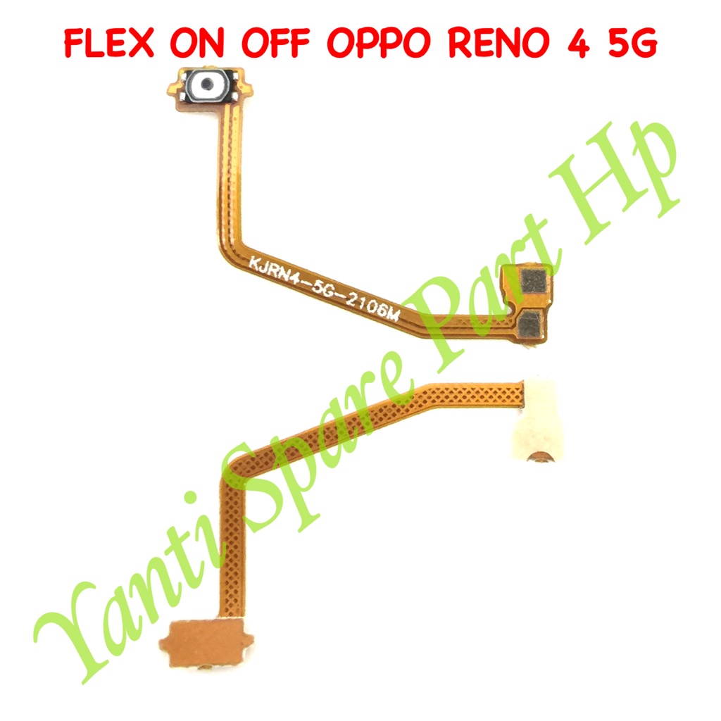 Flexible On Off Oppo Reno 4 5G Original Terlaris New