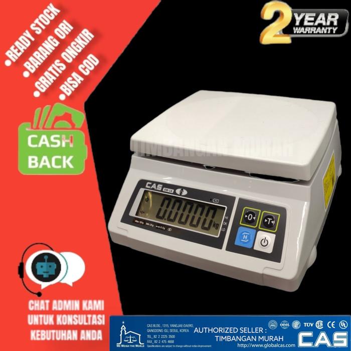 Alat Ukur Timbangan Meja Digital Cas Sw-1A/Timbangan Kueh/Sembako/Industri.Dll