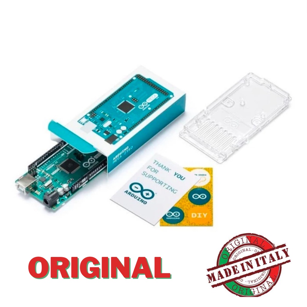 Arduino Mega 2560 R3 ORIGINAL Rev 3 - Made in ITALY Asli