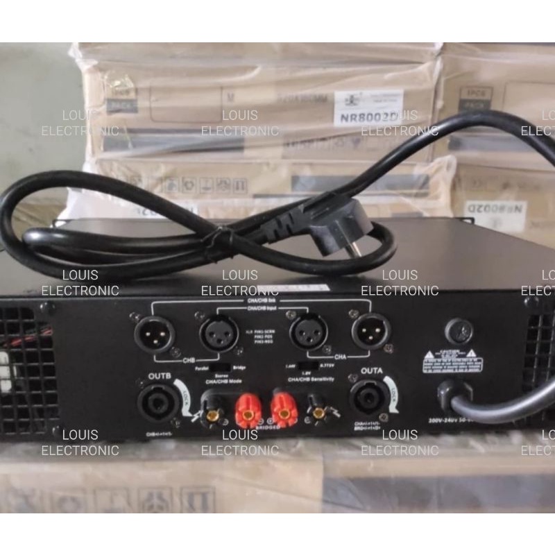 Power Amplifier RDW NR8002D NR 8002 D NR 8002D ORIGINAL