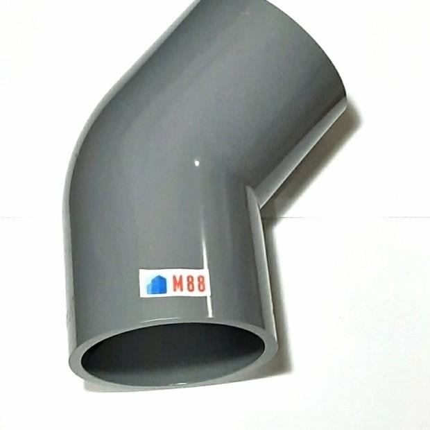 Keni 45 derajat 3 inch RUCIKA AW Elbow Knee Pipa PVC