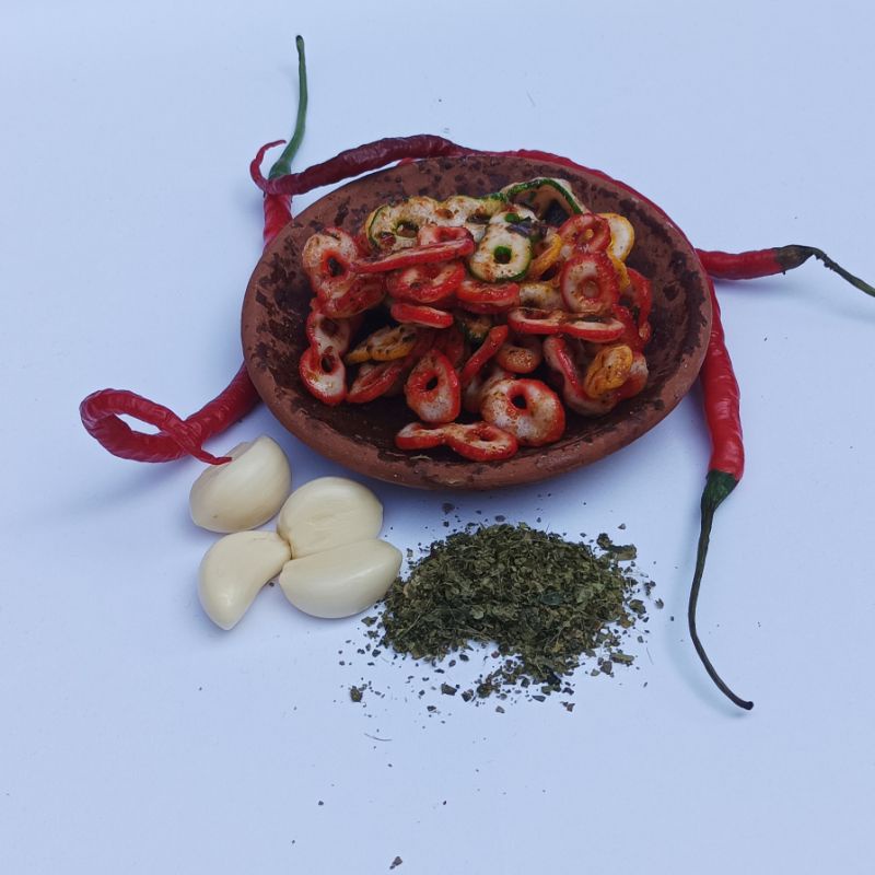 

Terminal Cemilan Snack Kerupuk Pedas Daun Jeruk 80gram