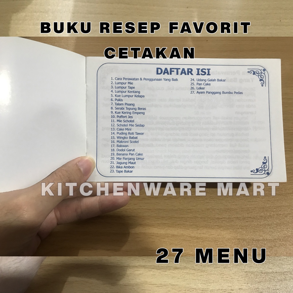 Buku resep makanan / Cetakan Kue Resep Favorite