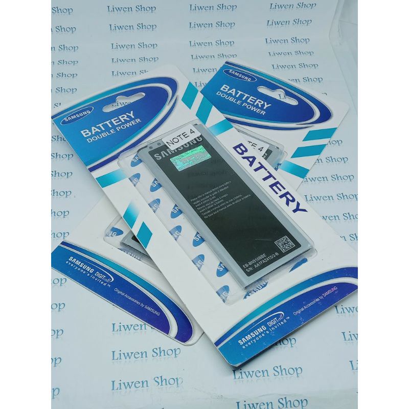 BATTERY/ BATERAI BATRE SAMSUNG GALAXY NOTE 4.DOBEL POWER /ORIGINAL. 3000mah