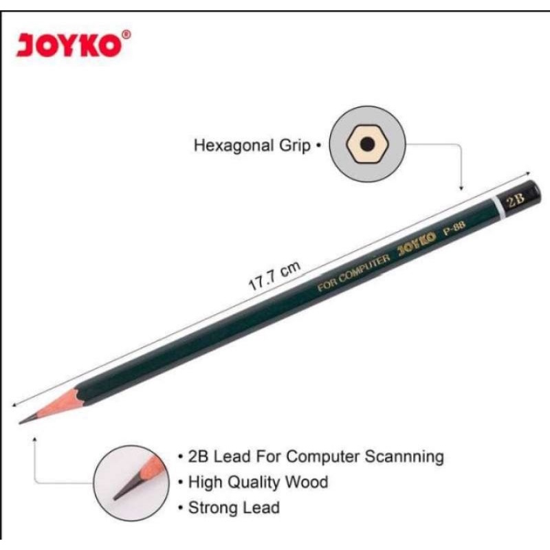 

PENSIL JOYKO 2B,PENSIL MURAH UNTUK SEKOLAH DAN KANTOR,HARGA 1 PCS