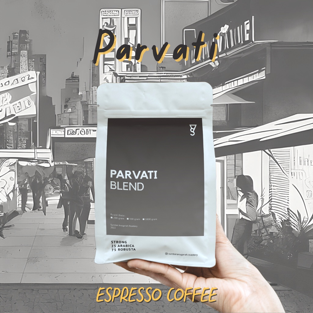 

Parvati 200 gr | Espresso Blend Coffee | Biji Kopi