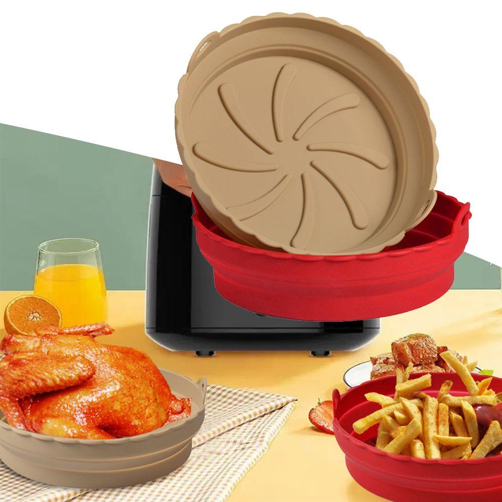 Top Foldable Silicone Pot Lembut Masak Reusable Pizza Plate Baking Basket