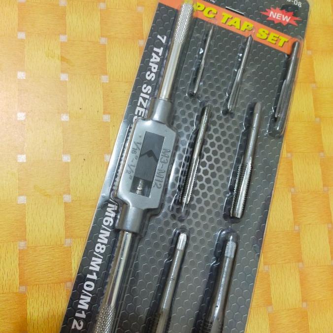 Tap And Dies Set / Tap Senai / Hand Tap Dan Senai / Tap Senai Baut
