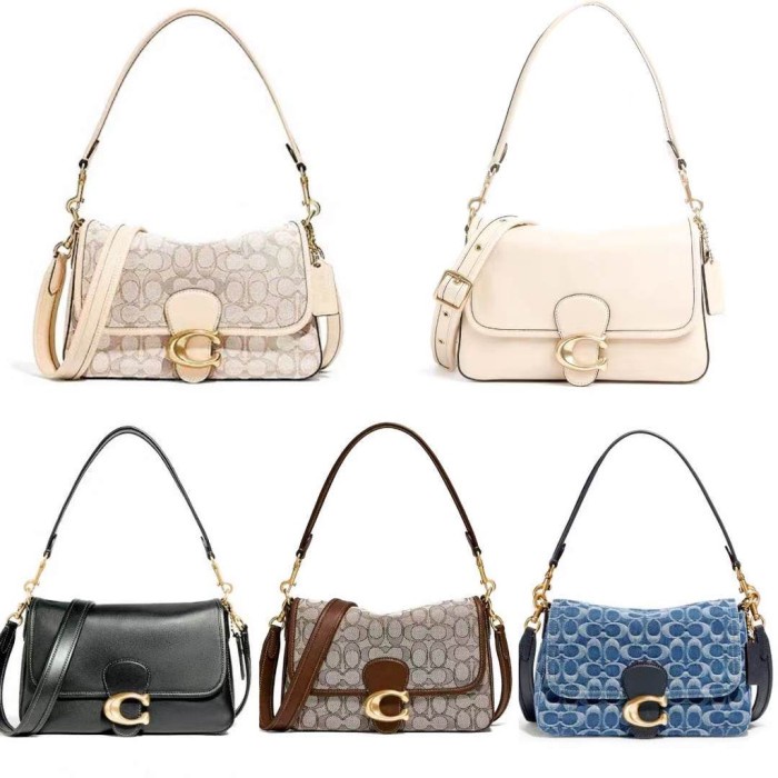 coach Soft Ladies cross body Jacquard bag handbag