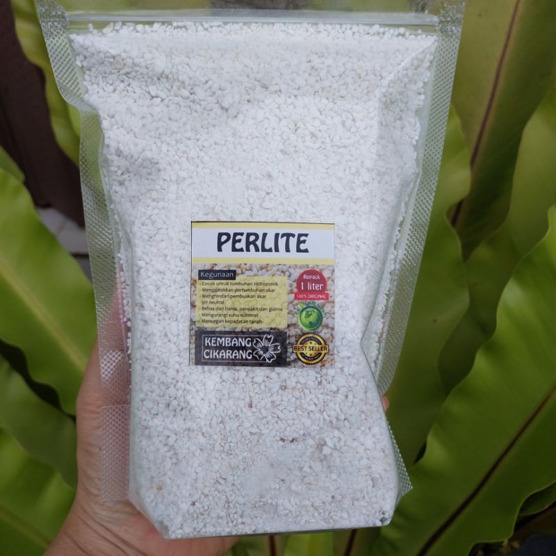 PERLITE KEMASAN 1lt media tanam natural kaktus dll perlite premium repack 1lt