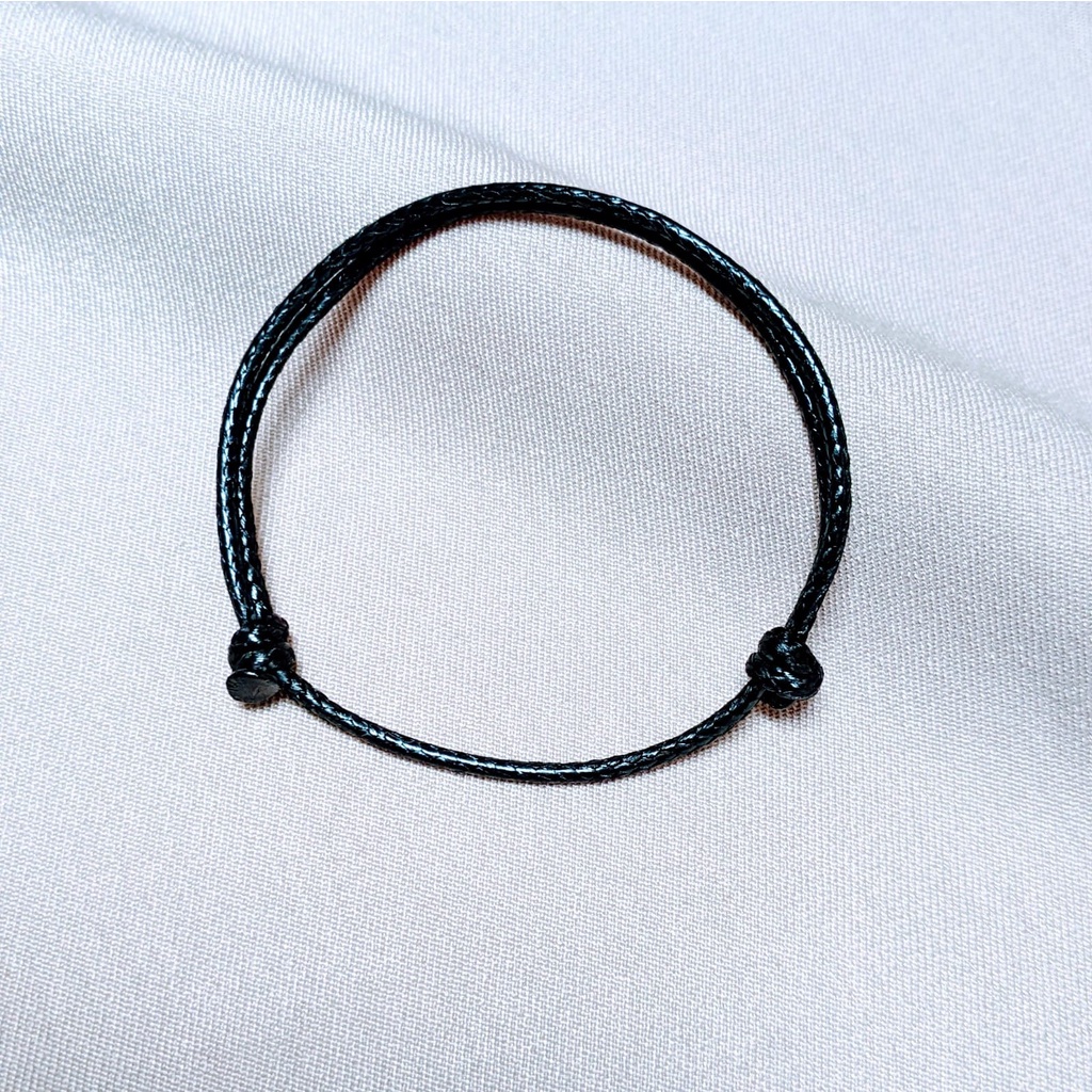 Gelang Tali Korea Polos Couple Waterproof Premium Blank Series Warna Warni