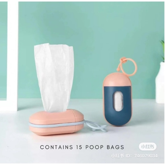 LITTLE MOLLY | Dispenser Kantong Sampah Portable Poop Pet Popok Diapers Plastik Kotoran Serbaguna