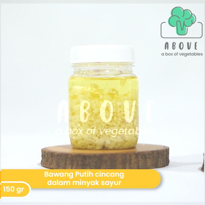 

Bawang Putih Cincang Dalam Minyak Sayur (150 gr) - Bumbu ABOVE