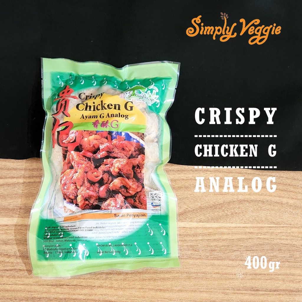 

Vegetarian Crispy Chicken G Green Farm / Kui Fei / Ayam Analog