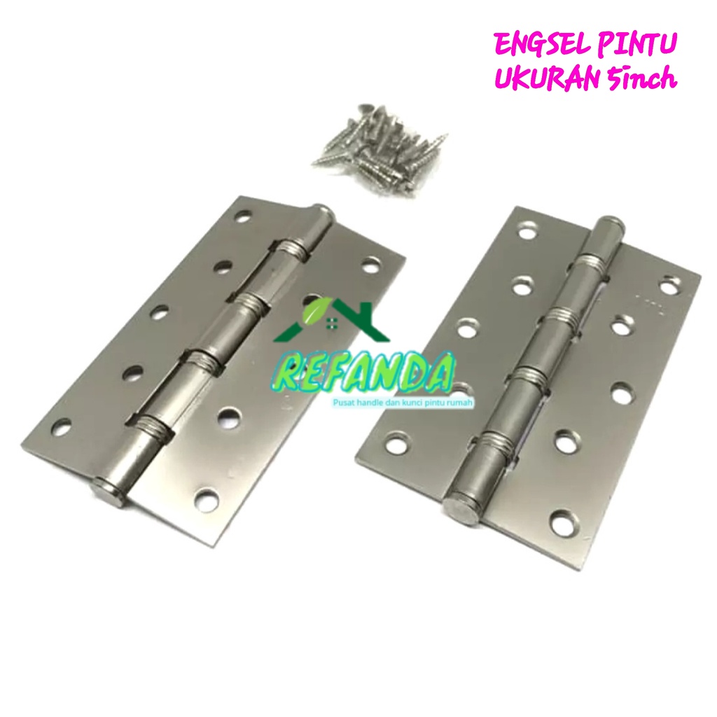 Engsel 5 inch / Engsel lubang 5 / Engsel Daun pintu Besar & pintu kupu tarung