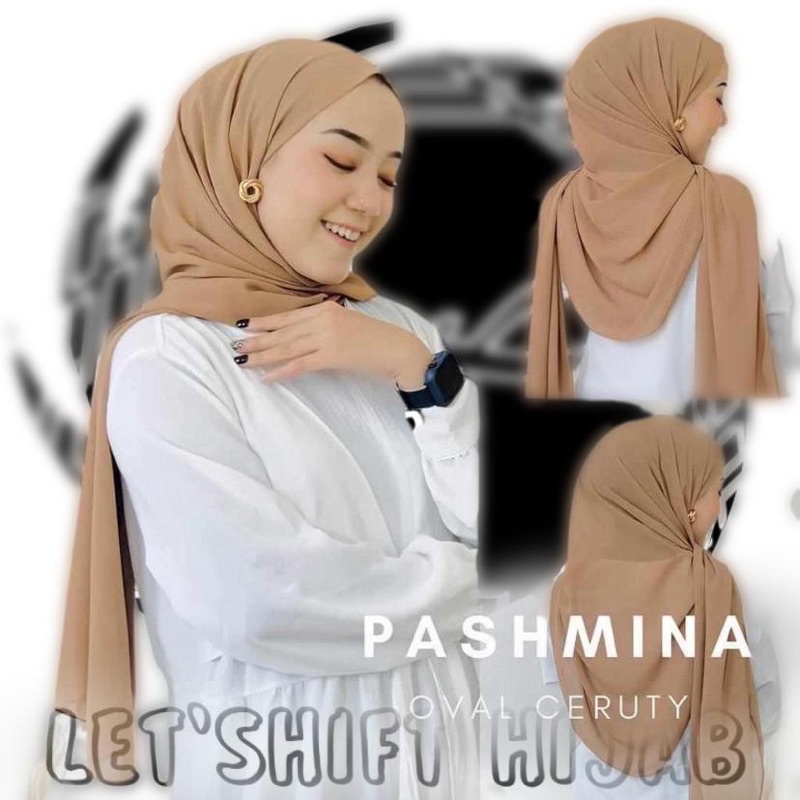 PASHMINA OVAL/PASHMINA CURVE/PASHMINA TERBARU/PASHMINA OVAL CERUTY BABYDOLL