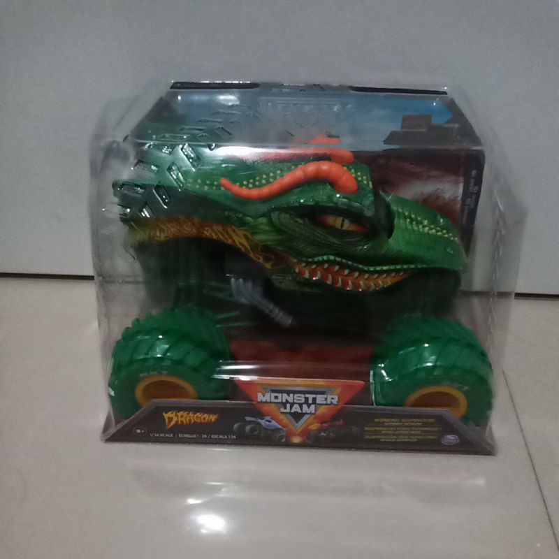 dragon monster jam hijau skala 24