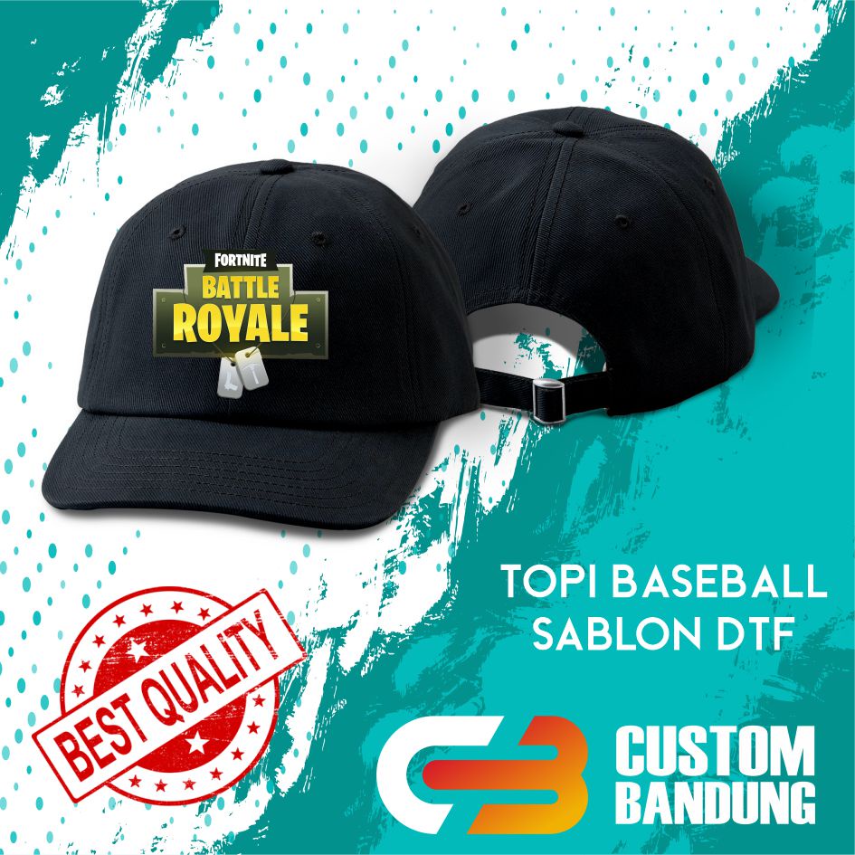 Topi Baseball FORTNINE 2  Pria Wanita Topi Cap Bisa Tulis Nama Bisa COD Original High Premium Quality