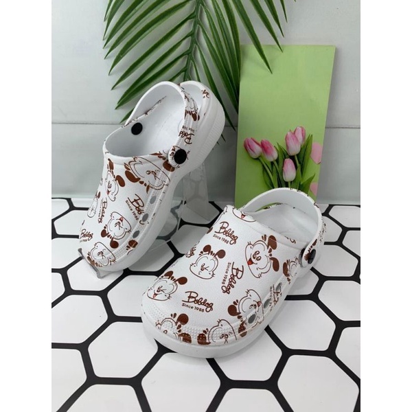 Sandal Baim Anak Motif Bobdog Brown