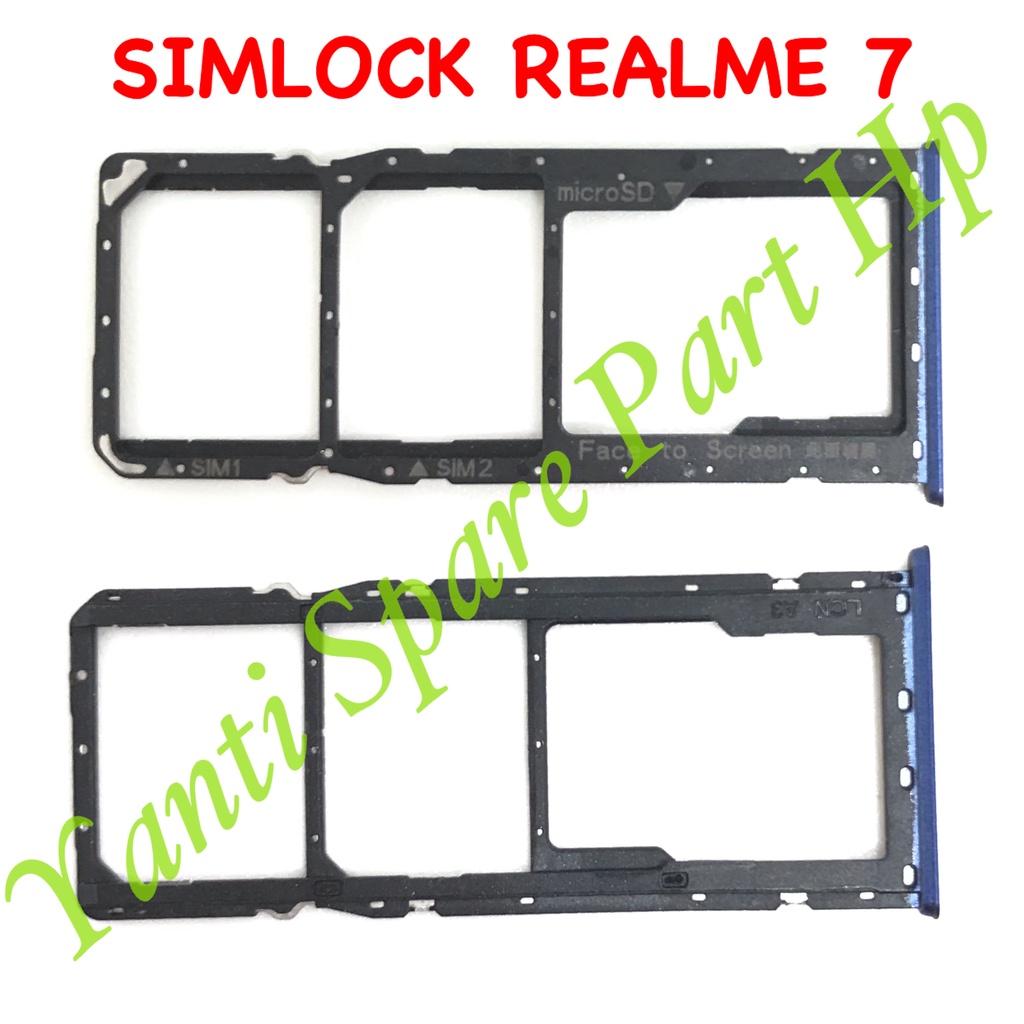 Simtray Sim Lock Realme 7 Original Terlaris New