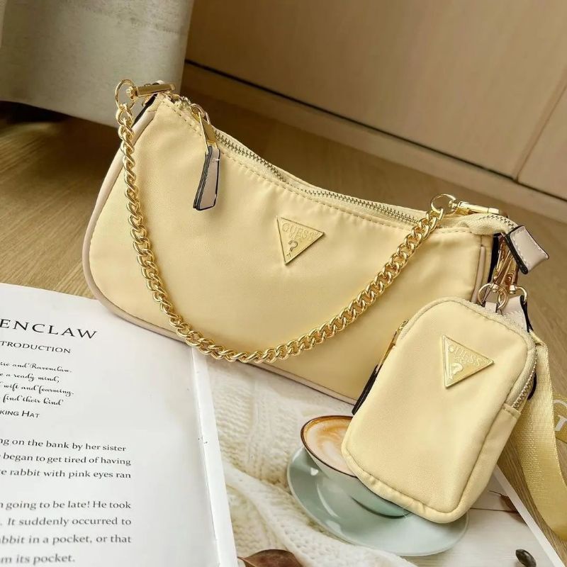 GUESSS Paris Shoulder Bag with Purse