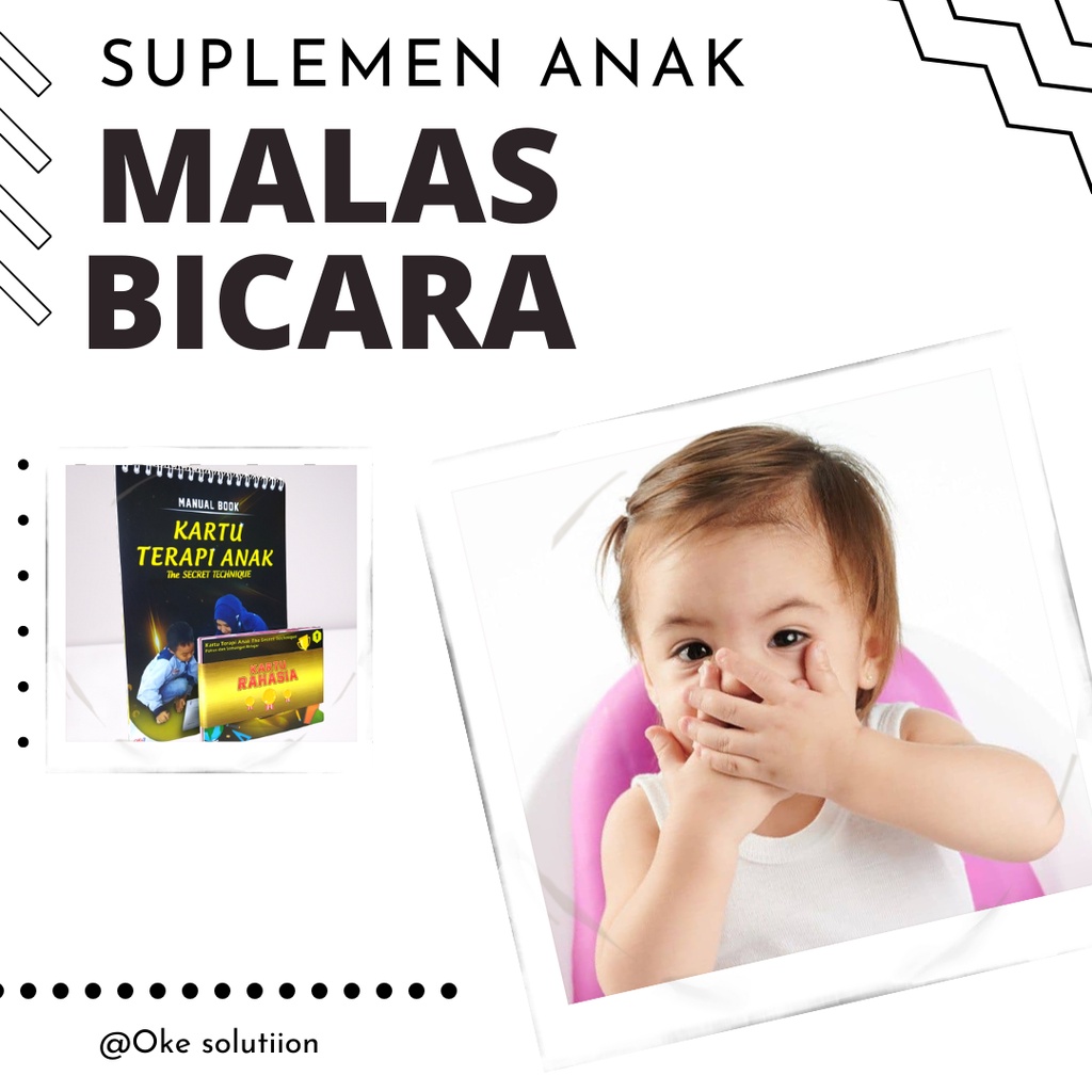 OBAT/SUPLEMEN/MULTIVITAMIN ANAK MALAS BICARA/ANAK TELAT BICARA/ANAK SPEECH DELAY/ANAK CEPAT BICARA
