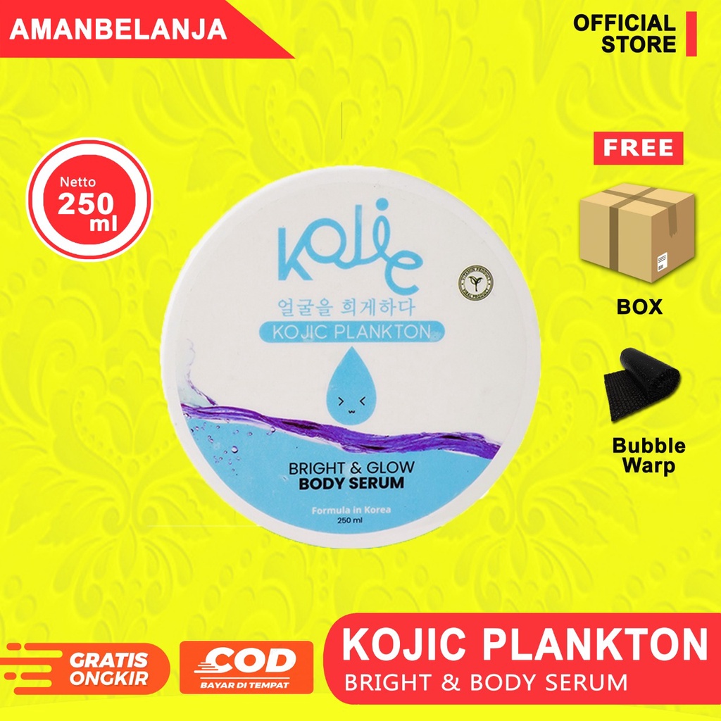 Kojic Plankton Bright &amp; Glow Body Serum NEW!! (BLUE)