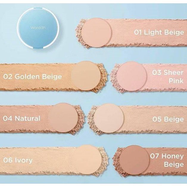 Wardah Ligtening Powder Foundation Two Way Cake Light Feel ( Refill )