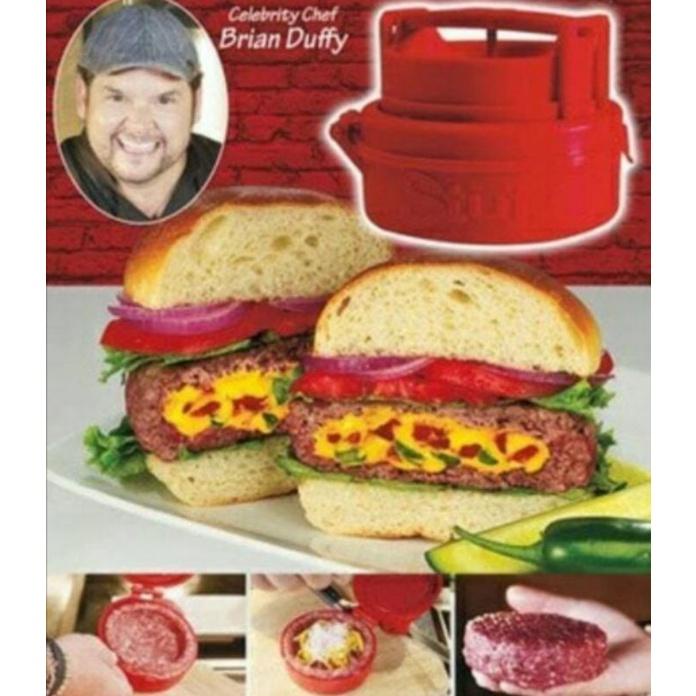 SBMEDAN Alat cetakan burger stufz stufed burger maker