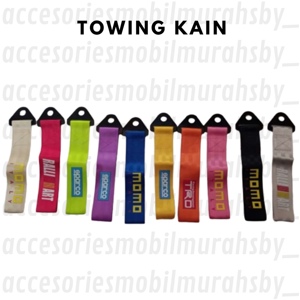 Towing Kain Sablon Mugen Power / Tali Derek Mobil