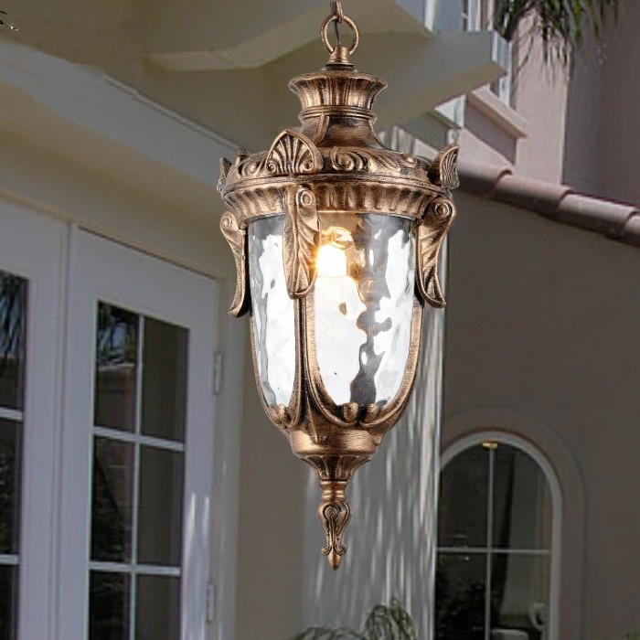 Lampu gantung Outdoor lampu hias klasik seri 124