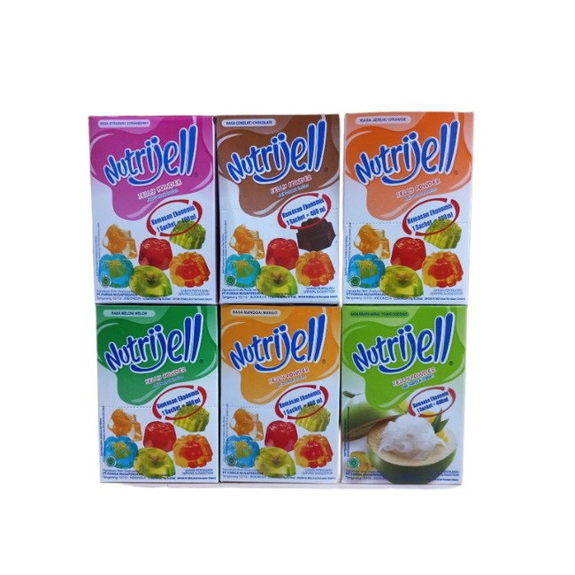 

nutrijell rasa buah 1 box 10gr