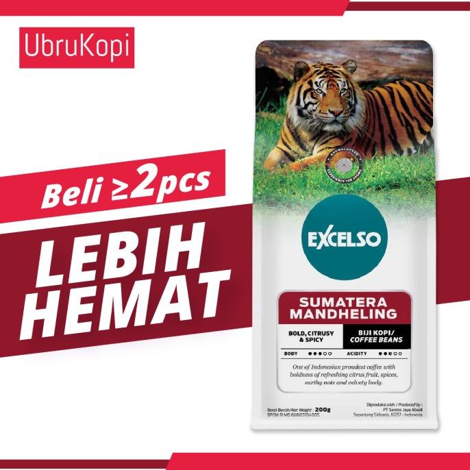 

Sale EXCELSO SUMATERA MANDHELING BIJI 200G /KOPI RUBE/KOPI KAPAL API/KOPI SLB/KOPI PEJUANG/KOPI BUBUK