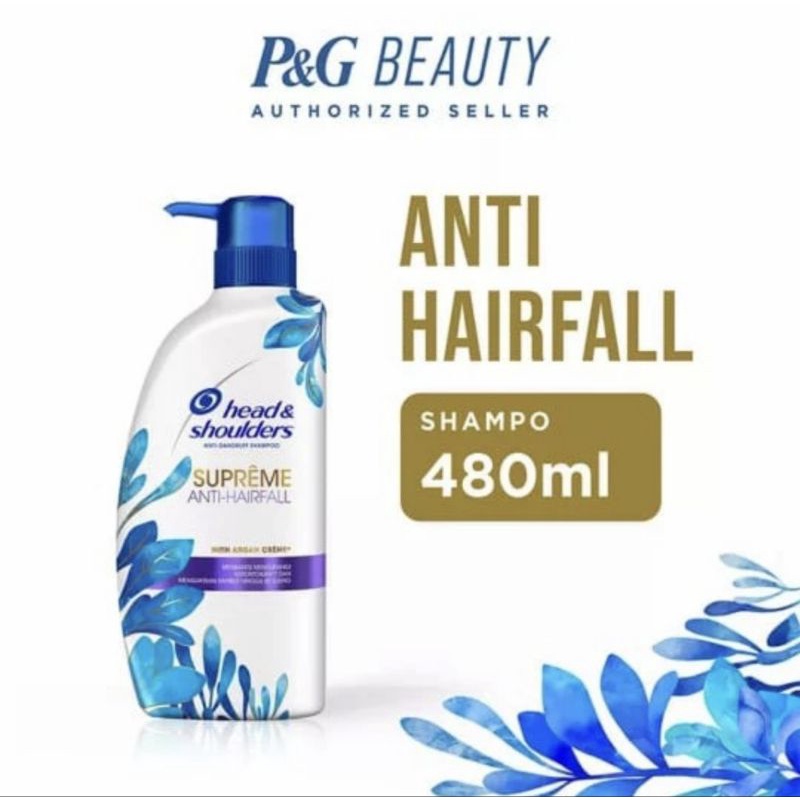 Head and shoulders shampo anti hair fall 480ml