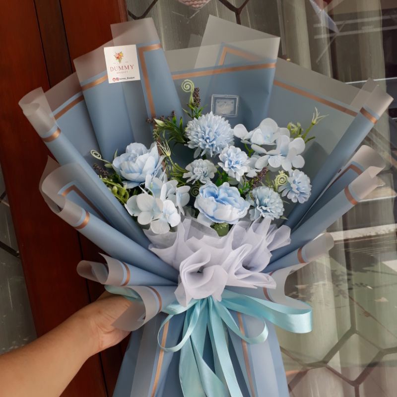 BUKET BUNGA PEONY ARTIFICIAL/BUKET BUNGA MIX ARTIFICIAL/BUKETWISUDA ULANG TAHUN BUKET ANNIVERSARY