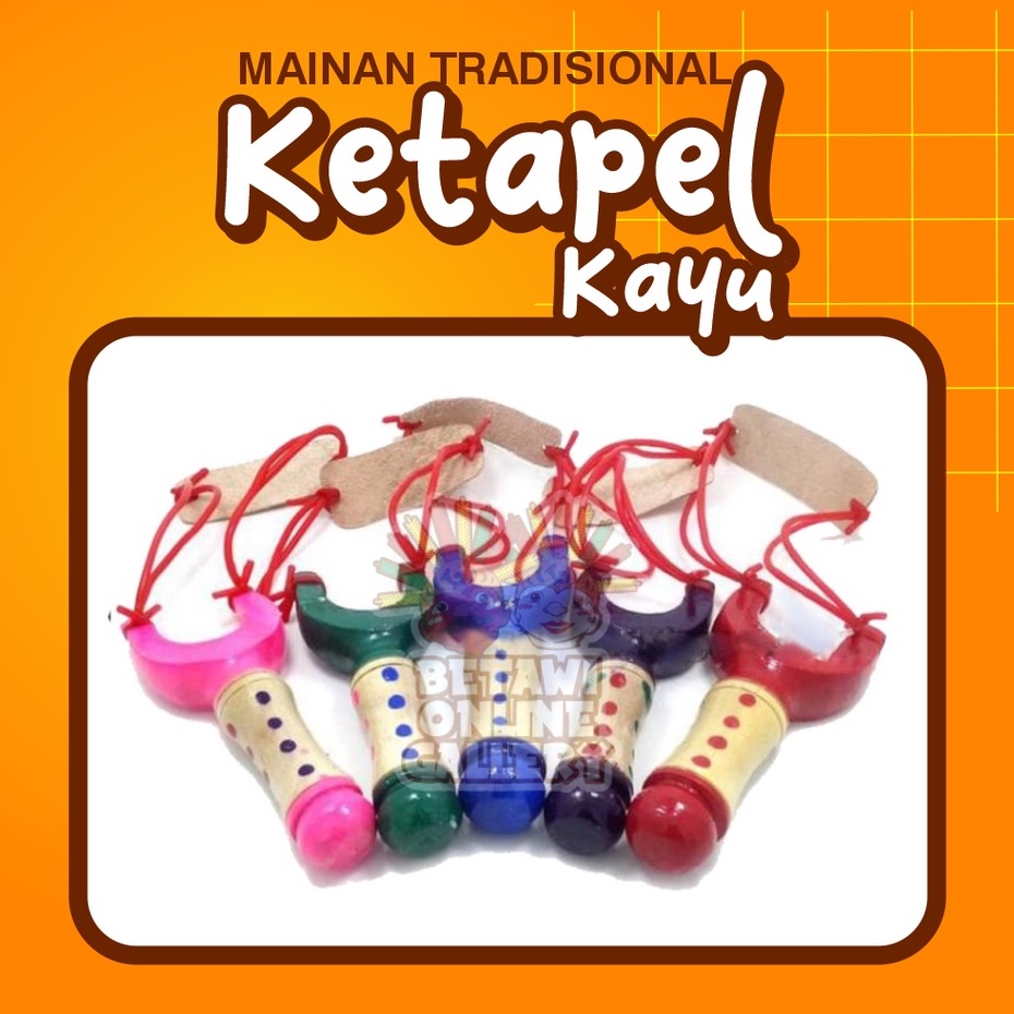 Mainan Tradisional Ketapel Kayu / Mainan Ketapel Kayu