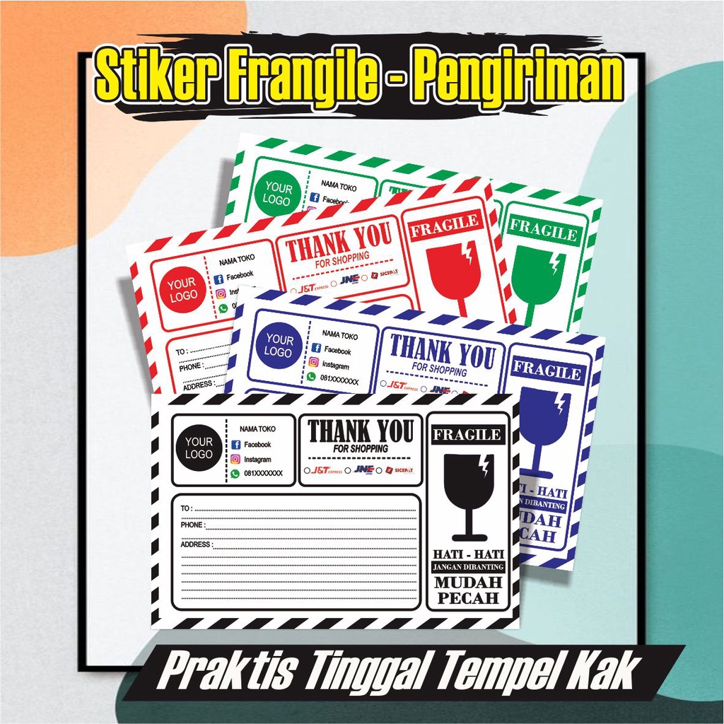 

Stiker Frangile | Stiker Pengiriman | Label Pengiriman