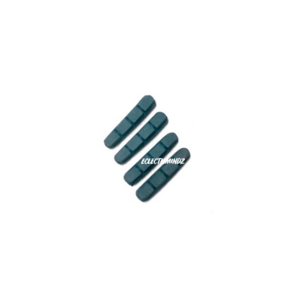 ridea brake pad turquoise blue greenfor carbon rim wheelset brake shoes pad