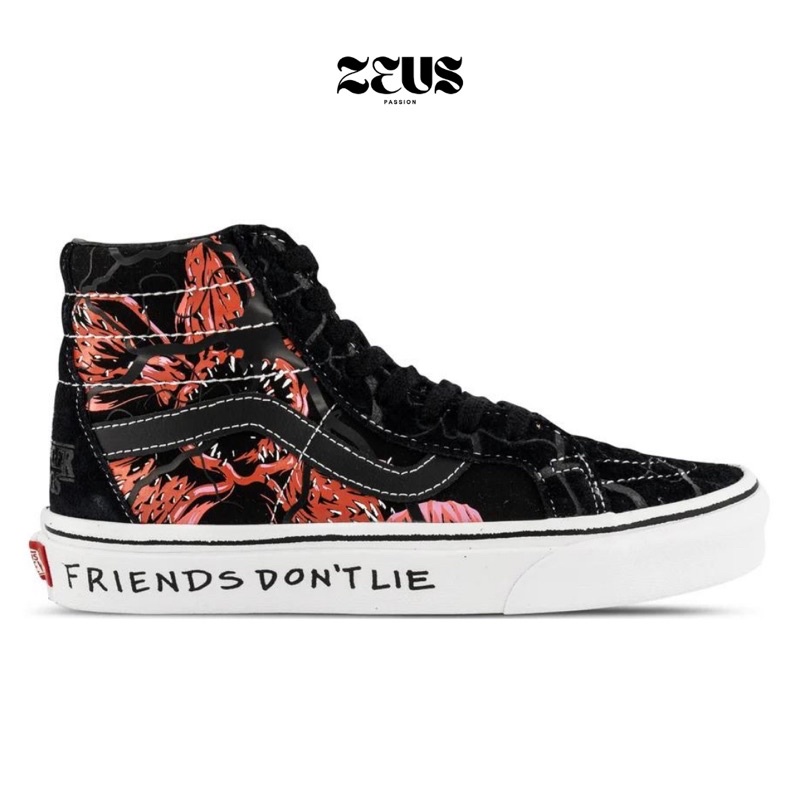 VANS SK8 HI REISSUE STRANGER THINGS BLACK RED ORIGINAL