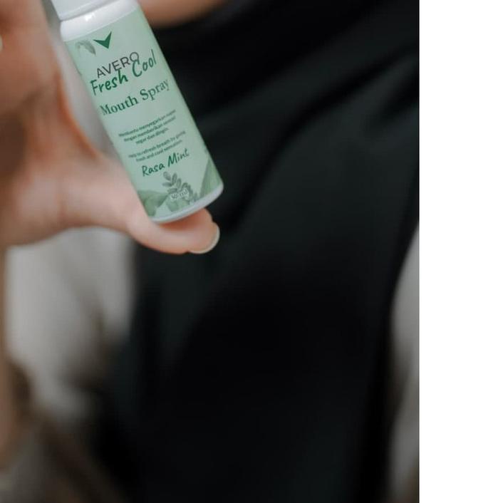 AVERO Fresh Cool Mouth Spray - Parfum Mulut, Pengharum Mulut & Penyegar Mulut
