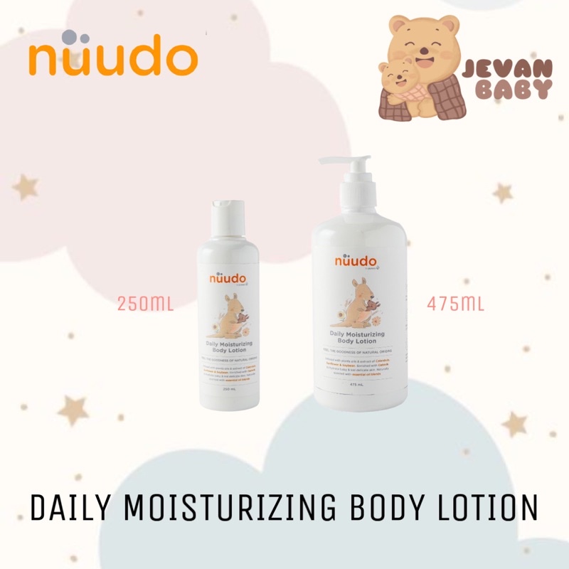 Nuudo Moisturizing Body Lotion 250ml 475ml