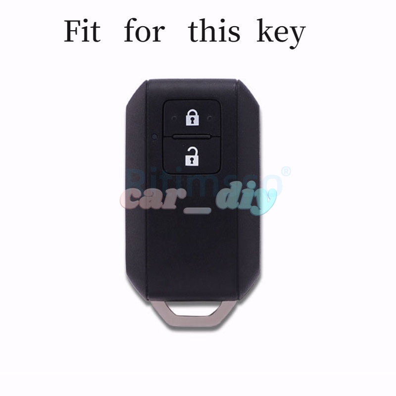 Casing Remot Kunci Mobil Bahan ABS Untuk Suzuki New Swift 2017 2019 2020 Wagon R Monopoly XL7 Swift Celerio Ciaz Ertiga Apv 2019 2020 2c