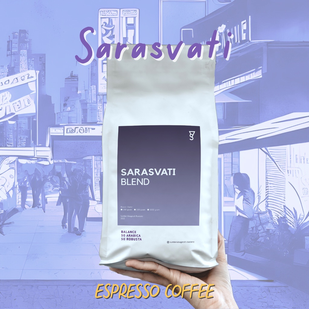 

Sarasvati 1 kg | Espresso Blend Coffee | Biji Kopi