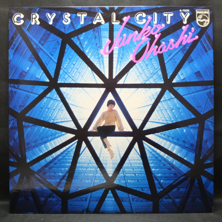 Vinyl Jepang, Junko Ohashi - Crystal City, Piringan Hitam 12" LP